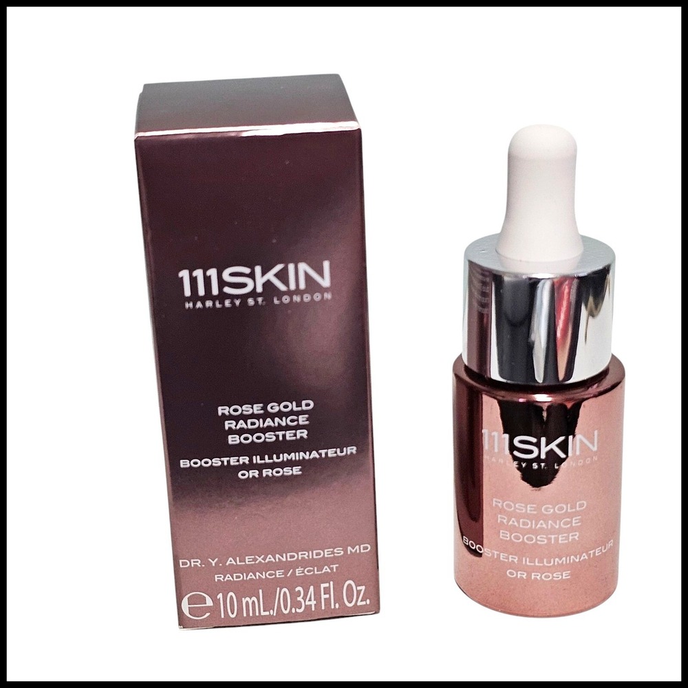 111SKIN Rose Gold Radiance Booster Illuminator Face Serum 0.34 fl oz Travel Size